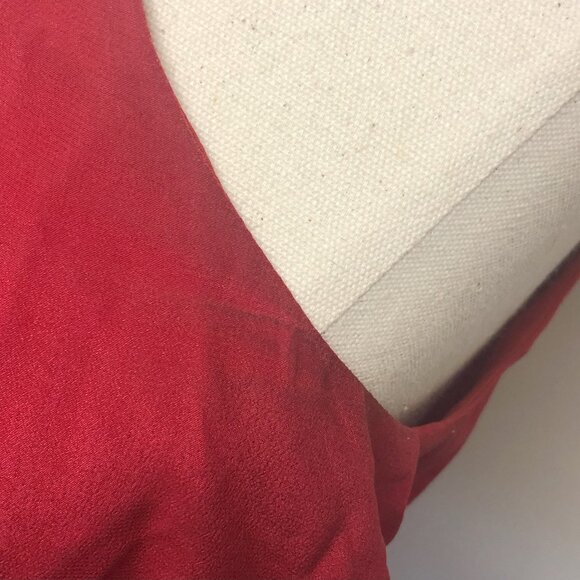 Madewell Silk Button Down Cami in Cranberry - Picture 9 of 16